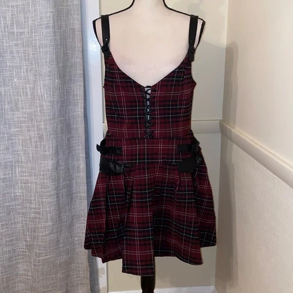 slim fit dress slacks Bespoke Tartan Fitted Dress